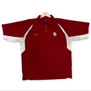 Nike University of Oklahoma Sooners Polo - Medium